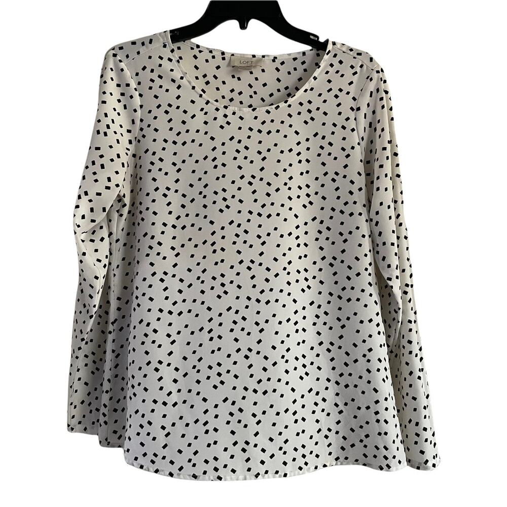 LOFT Women's Long Sleeve Dressy Office Work Blouse